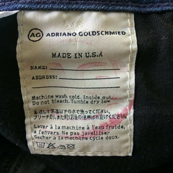 AG Adriano Goldschmeid Women's Jeans Size 28 The Legging Super Skinny Dark Denim - Picture 10 of 11